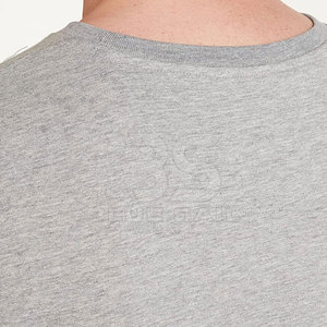 T-shirt en coton pour homme, coupe facile, manches courtes, pour un style estival confortable, à porter tous les jours, T-shirt en coton pour homme - Product Image 3