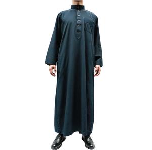 Nuevos Diseños de Thobes Islámicos 2023, Jubba Árabe para Hombres y Niños, Thobe Dubai, Ropa Musulmana, Compre Daffah Musulmán para Hombre con Cierre de Botones - Product Image 1
