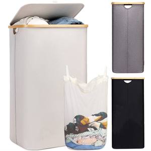 Cesto de <span class=keywords><strong>ropa</strong></span> sucia plegable para el hogar, con tapa, 120L, con bolsa <span class=keywords><strong>extraíble</strong></span>, venta al por mayor - Product Image 6