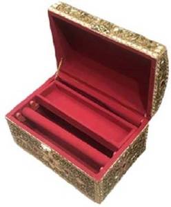 Caja de almacenamiento de joyería hecha a mano, 4 estantes de diseño único de alta calidad, a bajo precio con descuento - Product Image 3