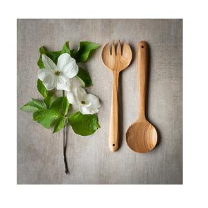 Servidores de ensaladas de madera, cuchara, tenedor, cuchillo de cena, cubiertos de madera de alta calidad, producto más reciente de alta calidad, gran oferta - Product Image 6