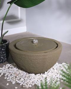 Ornement de jardin en béton léger en fibre de verre Céramique d'art faite au Vietnam Diamètre de l'eau de 40cm pour l'aménagement paysager - Product Image 3