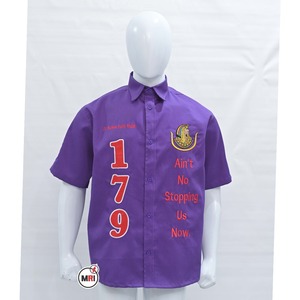 Vente en gros de haute qualité 100% PC coton personnalisé 3D broderie bouton vers le bas DOI décontracté à manches courtes t-shirts pour hommes - Product Image 5