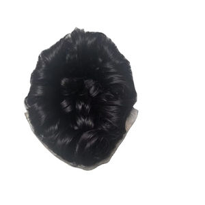 Taz Hair MGM Model Perruque Toupet pour Homme en Cheveux Humains Remy Indiens, Lace Front, Ondulation Water Wave, Souple, Systèmes de Prothèses Capillaires - Product Image 1