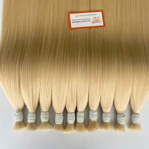 Extensions de cheveux humains en vrac de luxe Blonde pleine cuticule alignée longueur de 8 à 32 pouces Paquets de cheveux crus vietnamiens - Product Image 3