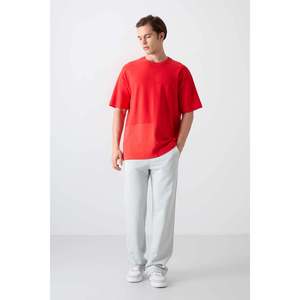 Tommylife เสื้อยืดคอกลมสำหรับผู้ชายขนาดใหญ่88337สีกรมท่า-น้ำเงินเข้ม - Product Image 4