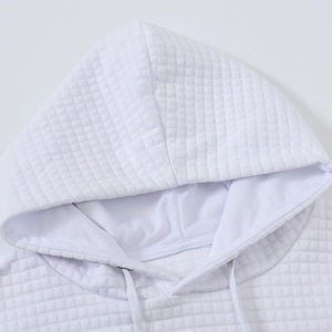 Sudadera con capucha de alta calidad para hombre, Jersey pesado de algodón puro, Sudadera con capucha bordada personalizada, suéter de manga larga para parejas - Product Image 4