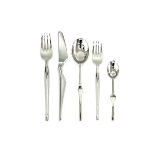 Cubertería personalizada de lujo para bodas, juego de cubertería de acero inoxidable plateado y dorado para el mercado internacional, suministro al por mayor - Product Image 5