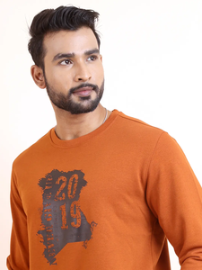 Sudadera Loopknit para hombre más vendida 100% algodón para color óxido manga completa cómoda duradera para invierno Casual todos los días - Product Image 5