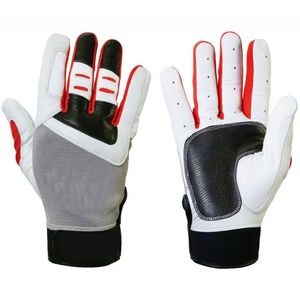 Gants de frappe de baseball Performance Cabretta Palm Logo OEM Jeune adulte Qualité compétitive Protection du pouce renforcée et durable - Product Image 2