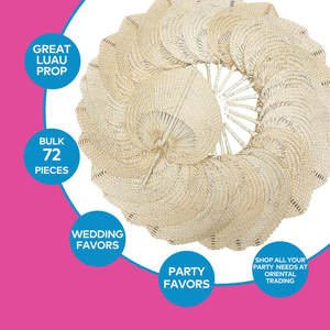 Juego de 72 manteles individuales de madera desechables para artículos de fiesta - Product Image 3