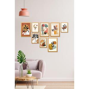 Tavolo MDF con cornice a 8 pezzi (struttura in legno) Tg705a8prc8d