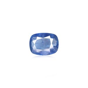 Zafiro Azul Real Facetado, Gema Suelta de 3.99 Quilates, 10mm, Tratado Térmicamente - Product Image 1