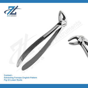 คีมสกัดต้นมะเดื่อ33คีมผ่าตัดสำหรับถอนฟันรากฟันล่างชุดทันตกรรมรูปแบบภาษาอังกฤษเครื่องมือผ่าตัด - Product Image 2
