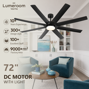 USA in Stock 72 Inch Industrial <b>Ceiling</b> <b>Fan</b> <b>with</b> Light Large Outdoor <b>Ceiling</b> <b>Fan</b> <b>with</b> <b>Remote</b> DC Motor for Garage Patio - Product Image 1