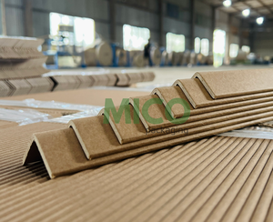 Protector de papel resistente de tamaño personalizado para palet/producto/cartón/caja/protección de esquina de máquina ecológico y 100% reciclable - Product Image 3