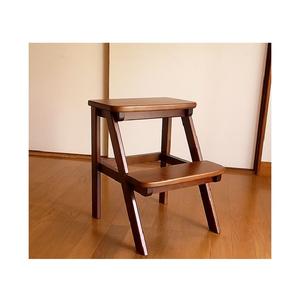 Tabouret d'escalier en bois durable avec cadre en bois renforcé, idéal pour atteindre les armoires hautes, les étagères de garde-manger et l'usage quotidien à la maison - Product Image 5