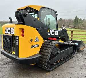 Minicargadora de orugas JCB 300T 4x4 diésel con cucharón y gran potencia de excavación para construcción y manipulación de materiales - Product Image 2