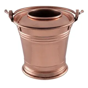 Traditional-Style Copper Perfect for keeping wine juice or water bottles cool Multipurpose Ice Bucket Champagne Wine Bottle