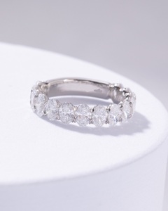 ชุดแหวนแต่งงานหมั้นเพชรสำหรับผู้หญิงทำจากทองคำขาว18K 2.50กะรัตสำหรับ VS1แล็บทรงกลม - Product Image 4