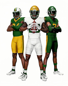 ชุดเจอร์ซีย์ฟุตบอลเยาวชนอเมริกันชุดเครื่องแบบฟุตบอลเยาวชนผ้าโพลีเอสเตอร์100% เสื้อมีซับลิเมชันเปล่ามีโลโก้ด้านหน้าแขนสั้น - Product Image 2