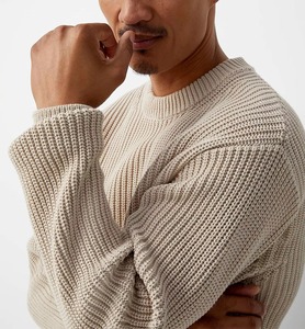 Suéteres de Hombre de Alta Calidad, Muy Solicitados, Más Vendidos, Cómodos, Servicio OEM, Diseño de Moda, Cuello Redondo, Tejidos - Product Image 3