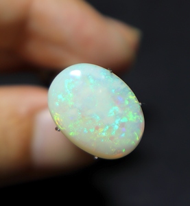 Cabochon d'opale australienne naturelle Opale australienne solide Coober Pedy Opale en vrac Fabrication de bijoux Taille 16X14X3MM Environ - Product Image 1