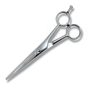 Tijeras de peluquero de tamaño personalizado, mango de cerámica de Color sólido de calidad profesional, recién llegado, herramienta de belleza de acero inoxidable - Product Image 1