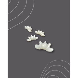 <b>Lotus</b> White MOP Jewelry Findings and Components - Product Image 3