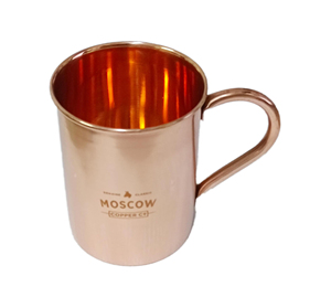 <b>Copper</b> Water <b>Cup</b> Heat Resistant Metal Tumbler Handle Handmade Pure <b>Copper</b> <b>Cup</b> Glass Drink Mug Table Office Home Gym Bar Resort - Product Image 1