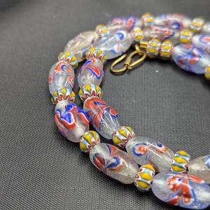 Wholesale Bulk Supply Exquisite Handcrafted Venetian Style <b>Crystal</b> <b>Lampwork</b> <b>Glass</b> <b>Beads</b> Vintage Floral Chevron Design - Product Image 2