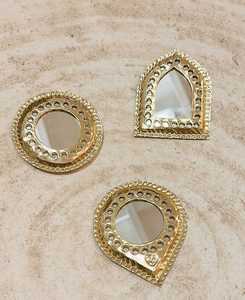 Sagrado Corazón Milagros Espejo Milagro Corazón con Cruz, Pequeño Corazón Flameante Decorativo europeo - Product Image 4