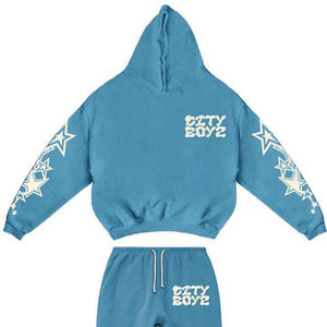 ชุดวอร์มสำหรับผู้ชายชุดวอร์มพิมพ์ลายพัฟโลโก้ - Product Image 6