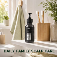 Serum Perawatan Rambut Label Kustom OEM Peptida Kafein Daun Arborvitae Penguat Kulit Kepala Anti Rontok Esens MSDS IFRA Grosir