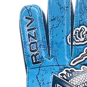 Gants de gardien de but professionnels multi-couleurs en mousse Hifoam, impression personnalisée, protection intégrale des doigts, vente en gros, équipement sportif. - Product Image 4