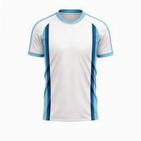 Camiseta de Fútbol Personalizada Nueva Temporada 2026 para Hombre, Manga Corta, Impresión por Sublimación, Nombre y Número