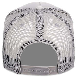 Premium Classic <b>Light</b> Grey Breathable Mesh Back Adjustable Foam Trucker <b>Hat</b> 5-Panel Baseball Cap for Men Women Outdoor Sports - Product Image 4