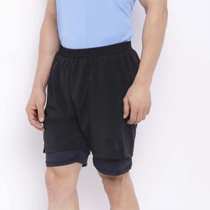 <b>Mens</b> 2-in-1 Gym <b>Shorts</b> with <b>Compression</b> Liner - Breathable and Stylish - Perfect for Fitness and Outdoor Activities - Product Image 3
