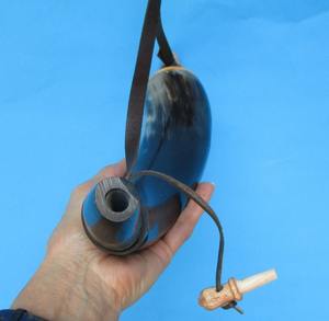 Alta calidad Natural indio hecho a mano Natural hecho a mano con puntas de madera y latón cuerno en polvo para caza - Product Image 2