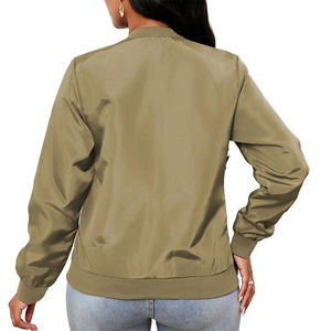Chaqueta Bomber para Mujer, Diseño Nuevo, al por Mayor, Precio Bajo, Ropa Casual para Mujer, Chaqueta Bomber de Manga Larga - Product Image 2