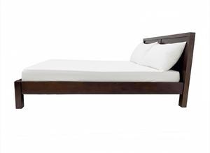 Cama de Plataforma de Pino de Nueva Zelanda Macizo de Tamaño Completo, Estilo Vietnamita de Lujo, Color Café, para Hotel, Hogar o Apartamento - Product Image 6