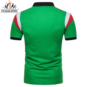 Polos de bonne qualité pour hommes, de couleur unie, personnalisés, avec votre propre Logo au Design, FM LOGAN SPORTS - Product Image 4