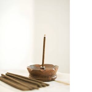 Vente chaude Style Arabe Brûleur D'encens Pour La Décoration De La Maison En Bois Avec Laiton Gravure Brûleur D'encens Pour La Maison Parfum - Product Image 2