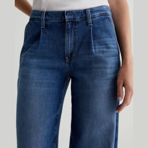 Pantalones vaqueros holgados para mujer, pantalones vaqueros holgados de cintura alta, pantalones y pantalones cómodos de pierna ancha de estilo Vintage a la moda para mujer - Product Image 2