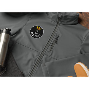 Columbia uomo XL giacca Softshell resistente all'acqua antivento con colletto rialzato in poliestere materiale rivestito in lana leggera - Product Image 3
