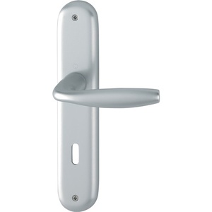 Juego de Placas de Puerta Nuevas HOPPE de Aluminio F1 OB 72 mm DIN Izquierda/Derecha, Modelo New York 1810/273P - Product Image 1