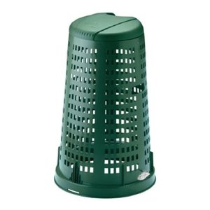 Soporte para bolsas de basura (100Lt) con tapa verde 24702 - Product Image 1