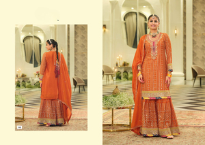 Dernière collection de kurtis brodés pour femmes, vêtements indiens et pakistanais à séchage rapide - Product Image 5