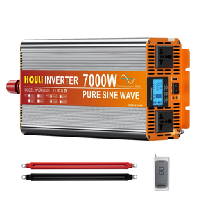 Inversor de Onda Sinusoidal Pura HOULI Solar, Convertidor de CC 24V/12V a CA 220V, 7000W Monofásico para Uso Doméstico y en Automóviles - Product Image 1