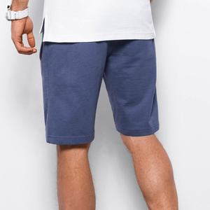 Short de survêtement 100% coton de haute qualité pour hommes vêtements de sport amples et décontractés taille élastique tissu polaire solide athlétique Anti-rides - Product Image 6